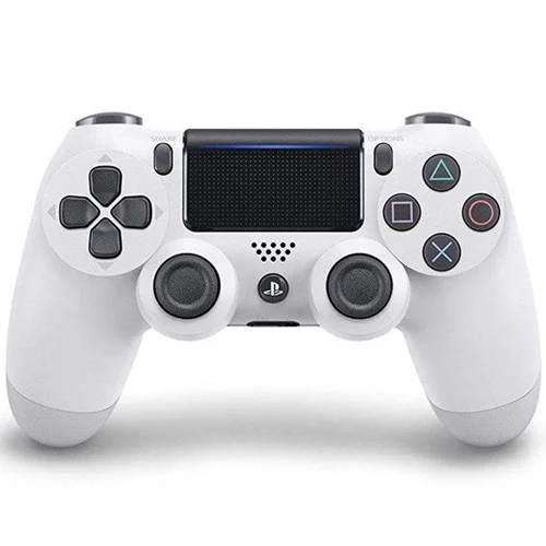 دسته بازی بی سیم سونی سفید مدل Dualshock مناسب برای PS4