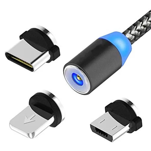 کابل USB مگنتی سه کاره X-Cable مدل ۳۶۰